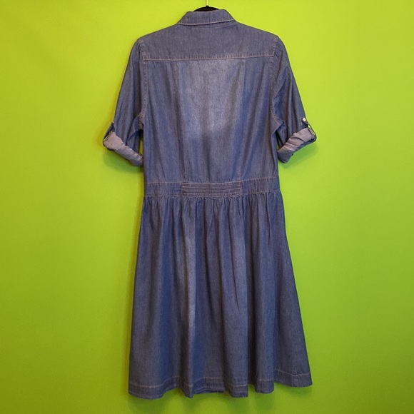 Denim Dress/Jacket Button Down (Pearl Snap buttons) 3XL - Picture 5 of 6